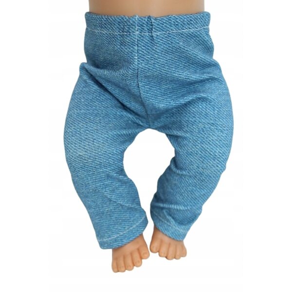 Leggins jeans per bambola 32-34 cm abbigliamento elastico per gioco