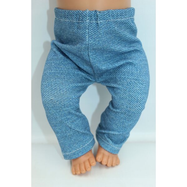 Leggins jeans per bambola 32-34 cm abbigliamento elastico per gioco
