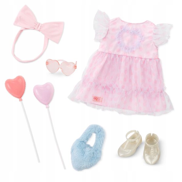 Deluxe-Kleidungsset für Our Generation 46 cm Puppen – All Heart Collection
