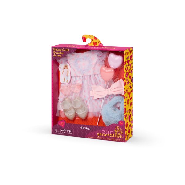 Deluxe-Kleidungsset für Our Generation 46 cm Puppen – All Heart Collection