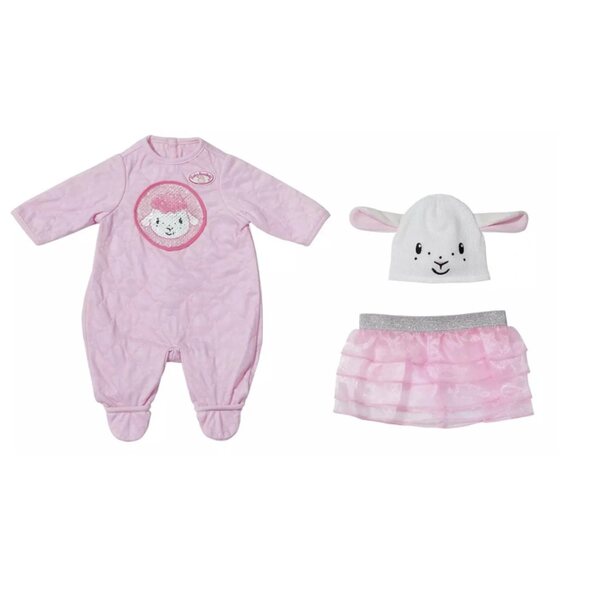 Baby Annabell Deluxe-Kleidungsset mit Pailletten für 43-cm-Puppe