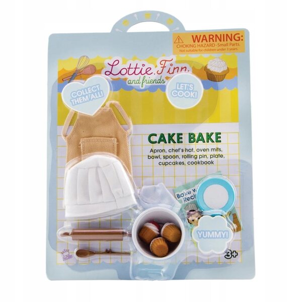 Set Accessori per Bambola Lottie - Kit per Pasticceria con Grembiule e Utensili