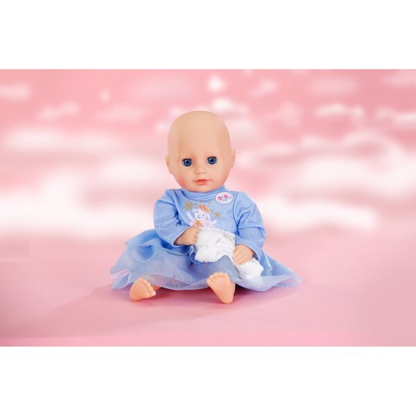 BABY Born Sukienka zimowa 36 cm - Abito invernale con tiul e kamizelka peluche