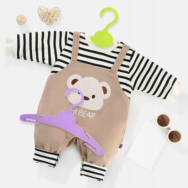 Set 6 appendini colorati per vestiti di bambole accessori e giochi