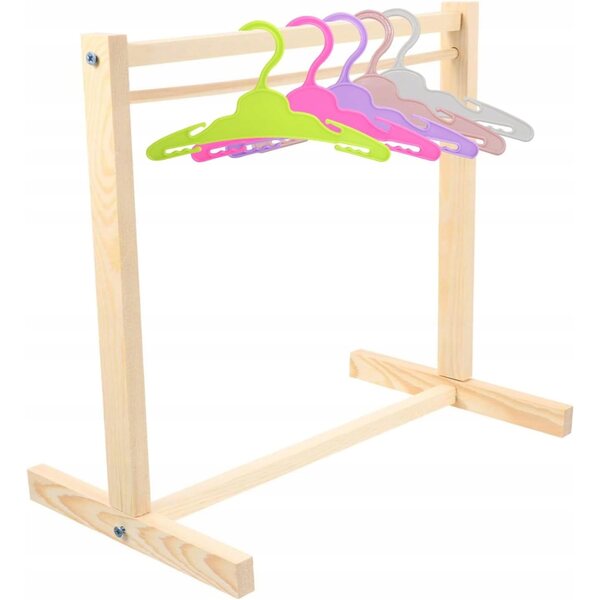 Set 6 appendini colorati per vestiti di bambole accessori e giochi