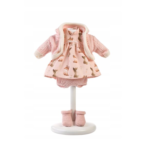 Llorens-Kleidung für 33-cm-Puppe aus Bio-Baumwolle und recycelten Materialien