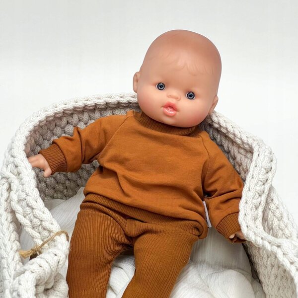 Bluza und Leggins Rudi für Miniland 32 cm Puppen und Minikane 28 cm aus Baumwolle