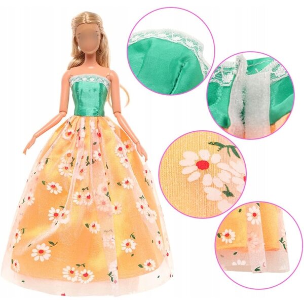 Komplettes Set mit Kleidung und Accessoires für 30-cm-Puppen, Mode und Spaß