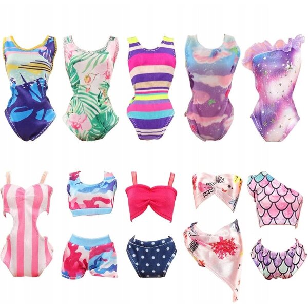 Komplettes Set mit Kleidung und Accessoires für 30-cm-Puppen, Mode und Spaß