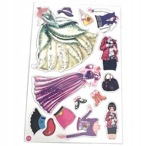 Gioco Magnetico per Vestire Bambole Alltoys - Creatività e Moda per Bambini 3+