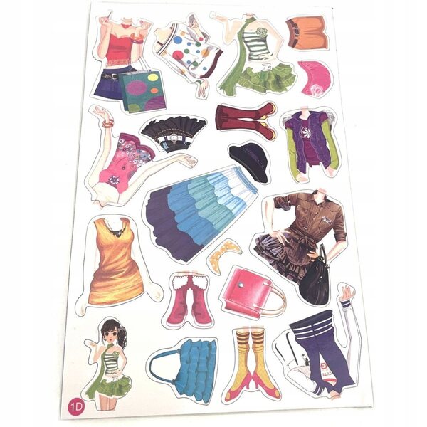 Gioco Magnetico per Vestire Bambole Alltoys - Creatività e Moda per Bambini 3+