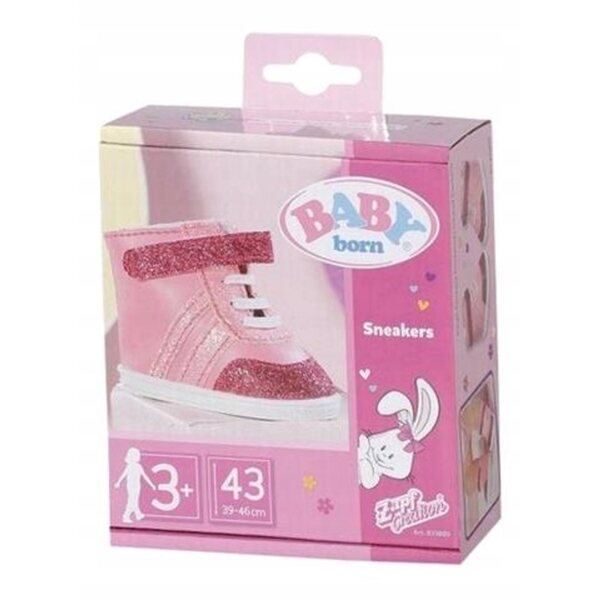 Sneakers rosa Baby Born 43 cm per bambole, tessuto di alta qualità