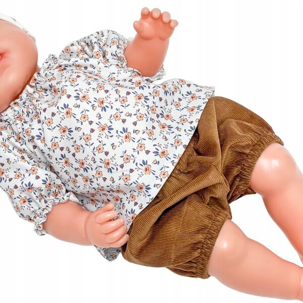 Bekleidungsset für Baby Born Puppe 42–43 cm, Baumwolltunika und Pumphose