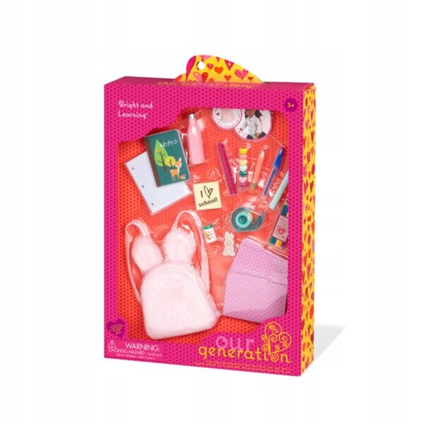 Il nostro set Generation DOLL GOES TO SCHOOL con accessori per giochi creativi
