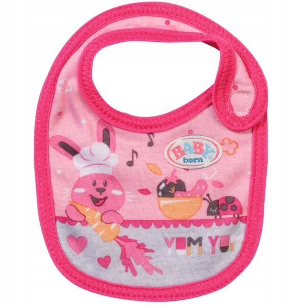 Lätzchen für Baby Born-Puppen 36 und 43 cm – weich, Klettverschluss, Öko-Verpackung