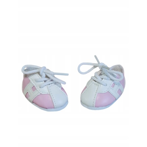 Scarpe da bambola Paola Reina 32 cm - scarpe da ginnastica rosa e bianche adatte a piedi nudi