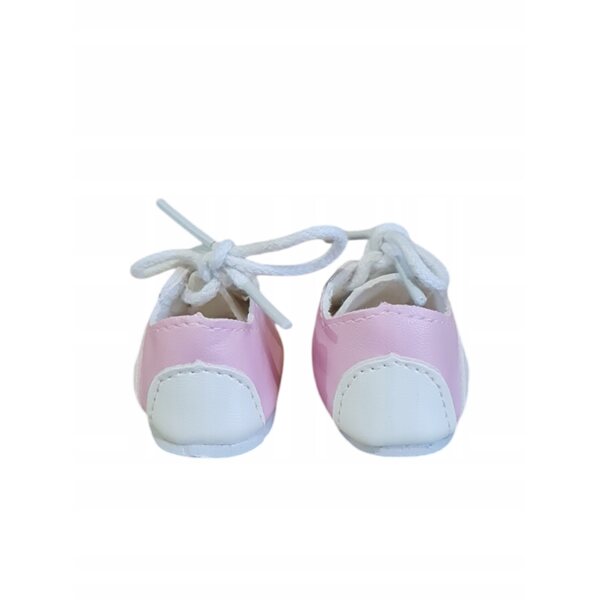 Scarpe da bambola Paola Reina 32 cm - scarpe da ginnastica rosa e bianche adatte a piedi nudi