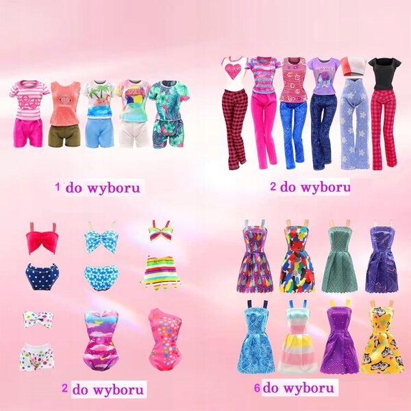 Set XXL di Abiti e Accessori per Bambole Principessa - 51 Pezzi di Alta Qualità