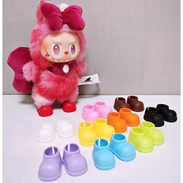 Scarpe Rosse Monsters Anime per Bambole e Peluche Labu-Bu Bambini 3+