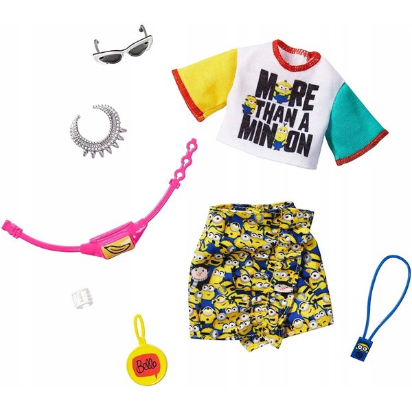 Barbie Minion Puppenkleidungsset – Mattel, universelle Kleidung für Kinder