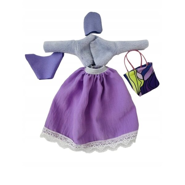 Puppenkleidungsset mit Spitzenrock, hergestellt in Polen, 30 cm