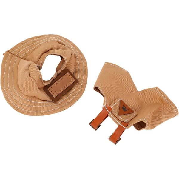 Set vestiti marroni per bambole 17 cm in tessuto robusto e design facile da indossare