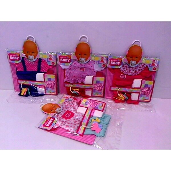 New Born completo di 4 vestiti con accessori per bambini 3+ anni Simba