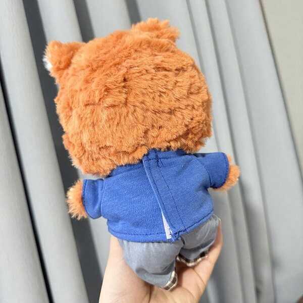 Ubranka per bambole peluche 20 cm con maglietta a lettere morbida e staccabile