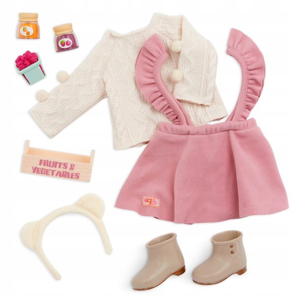 Deluxe-Set mit „Sweet as Jam“-Kleidung für Our Generation 46-cm-Puppen