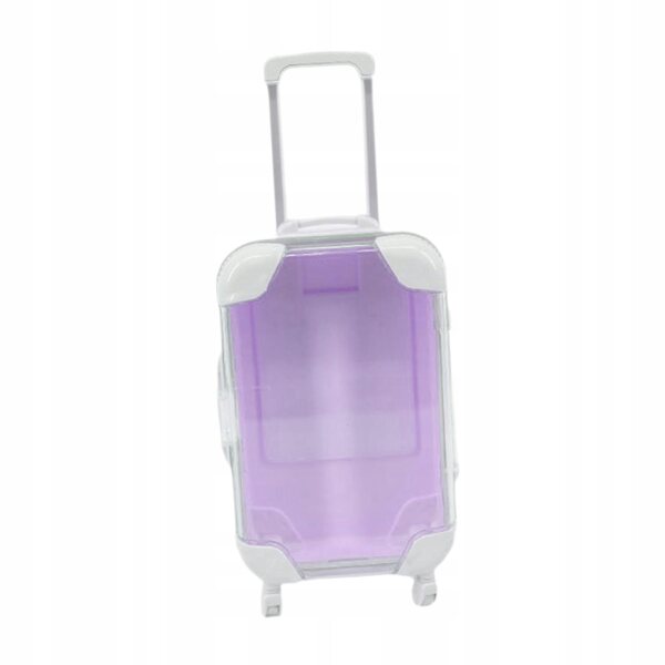 Kofferzubehör für 18-Zoll-Puppen Mini-Container Hellviolett