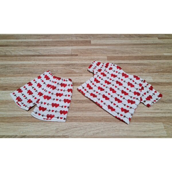 Pigiama per bambola Paola Reina 32 cm con completo blusa e shorts in cotone