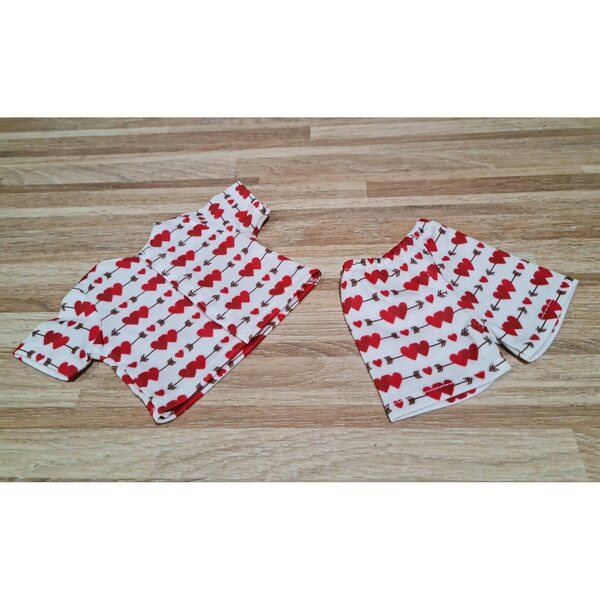 Pigiama per bambola Paola Reina 32 cm con completo blusa e shorts in cotone