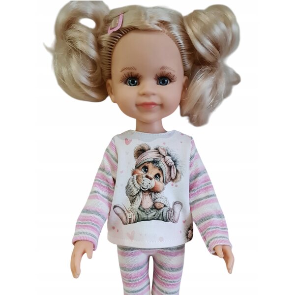Bekleidungsset für Paola Reina Puppen mit T-Shirt und Strumpfhose 32 cm