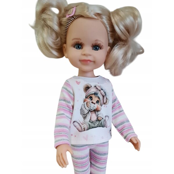 Bekleidungsset für Paola Reina Puppen mit T-Shirt und Strumpfhose 32 cm