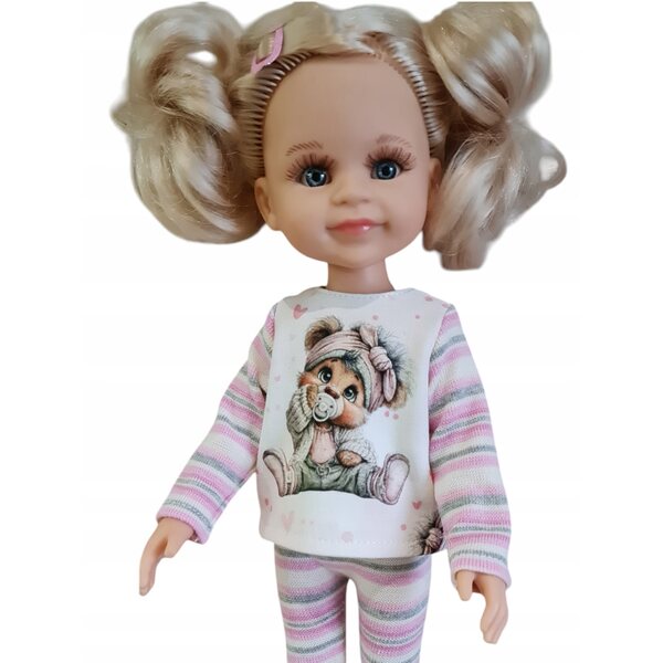 Bekleidungsset für Paola Reina Puppen mit T-Shirt und Strumpfhose 32 cm