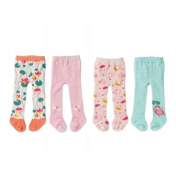 Baby Annabell Rajstopki per Bambole 2 Paia Calze Morbide Taglia 39-46 cm