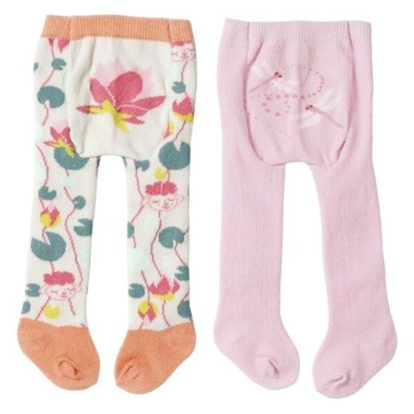 Baby Annabell Rajstopki per Bambole 2 Paia Calze Morbide Taglia 39-46 cm