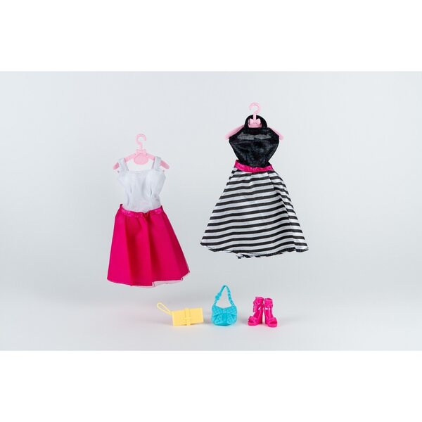 Kleidung für 30 cm große Anlily-Puppen mit zwei eleganten Kleidern und Accessoires