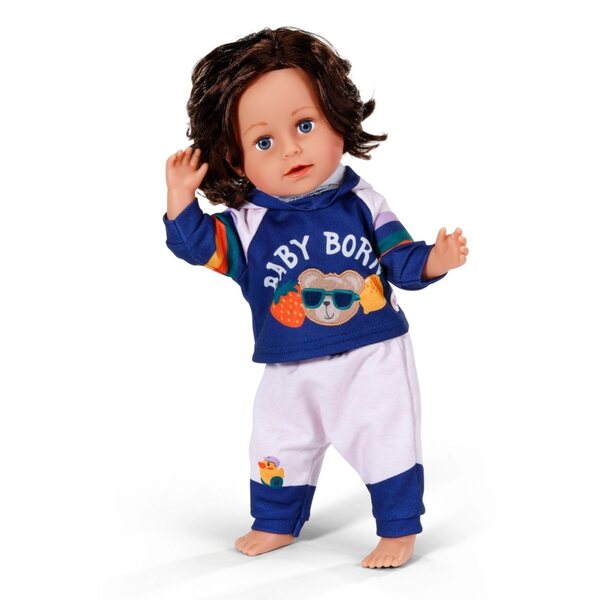 Baby Born Bluza e Pantaloni Tuta Blu per Bambole 43 cm - Abbigliamento per Bambini 3+