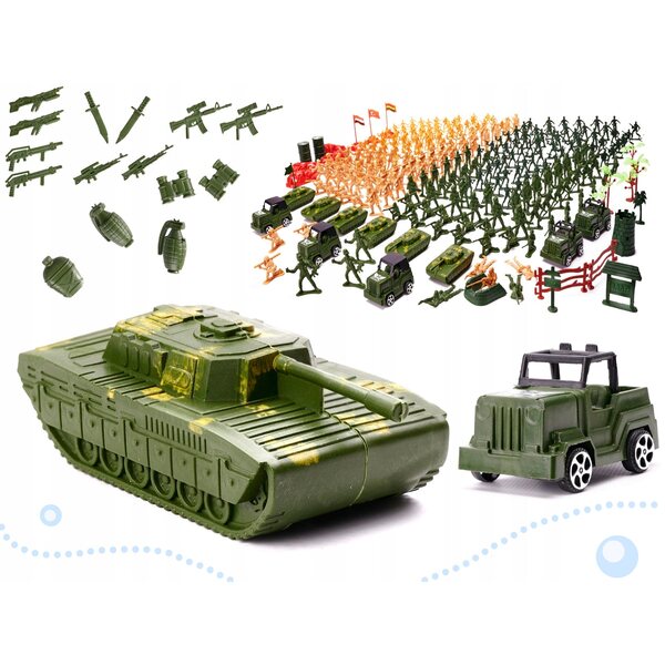 Set 307 pezzi soldieri militari giocattolo per bambini creativi 5+ anni