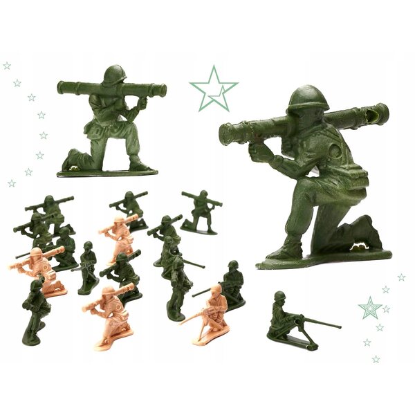 Set 307 pezzi soldieri militari giocattolo per bambini creativi 5+ anni