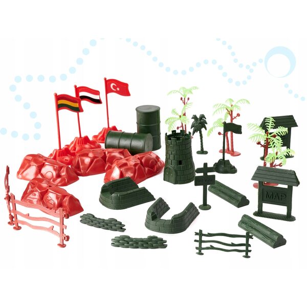 Set 307 pezzi soldieri militari giocattolo per bambini creativi 5+ anni