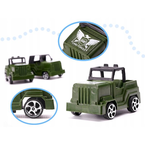 Set 307 pezzi soldieri militari giocattolo per bambini creativi 5+ anni