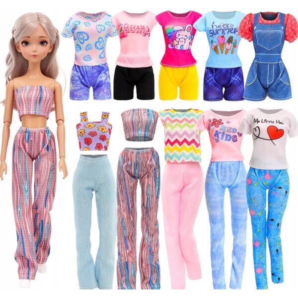 95-teiliges Set mit Kleidung und Accessoires für 30-cm-Puppen – Mode und Kreativität