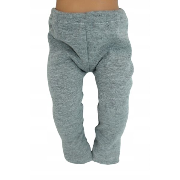 Calze per bambole 32-34 cm grigie con elastico in vita - abbigliamento accessorio