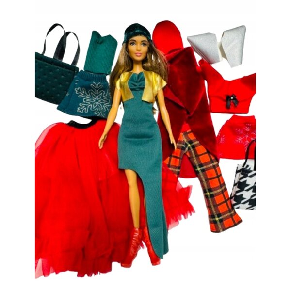 Puppenkleidungsset - Stylistki-Set 15-teilig, hergestellt in Polen