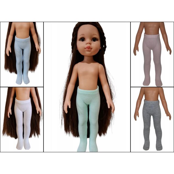 Collant menta per bambola Paola Reina 32 cm – vestito per bambola di alta qualità