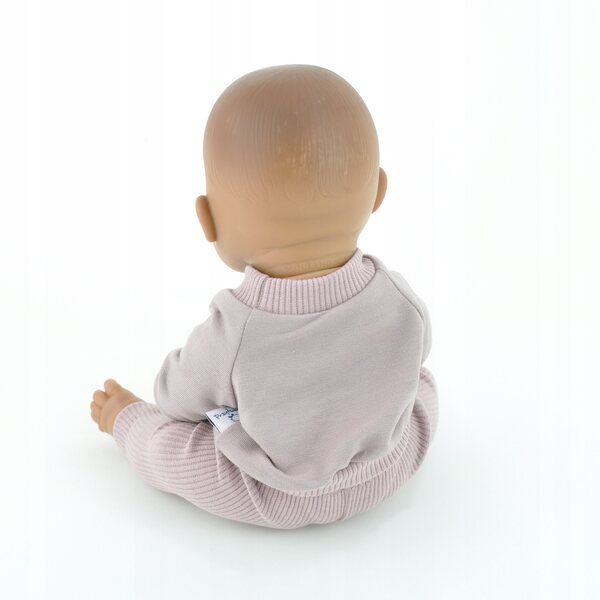 Bekleidungsset für Miniland 32 cm Puppe mit lavendelfarbenem Sweatshirt und Leggings