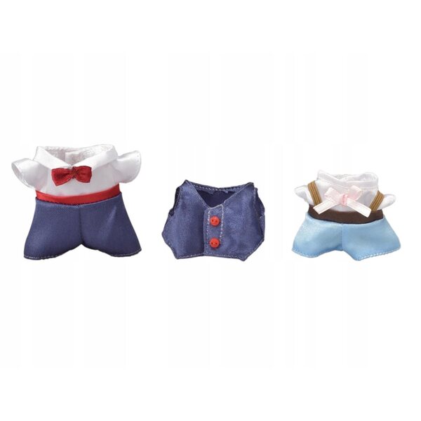 Set elegante di vestiti per Sylvanian Families - completo papà e bambino blu chiaro