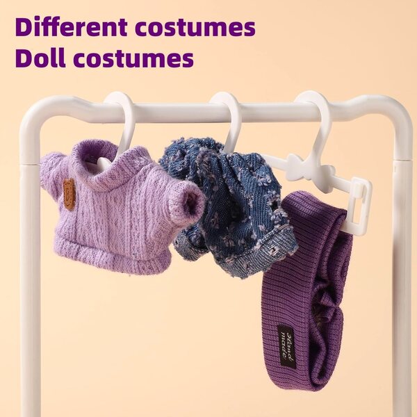 Kleidungsset für Puppen 17 cm handgefertigt gehäkelt Herbst Winter